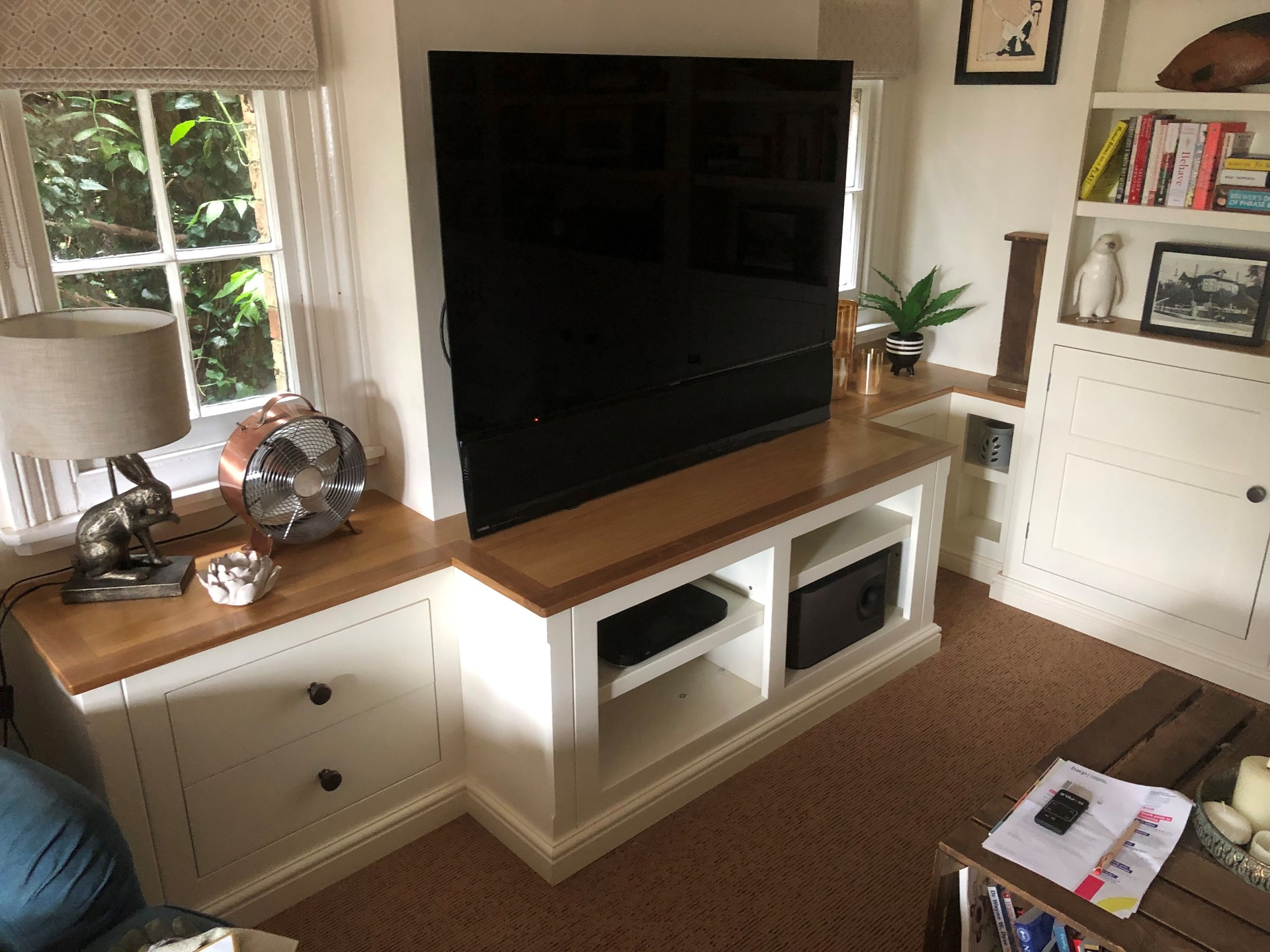 Bespoke TV cabinet, Oxfordshire