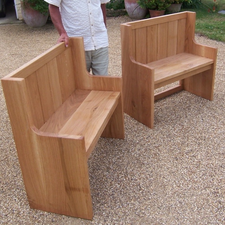 Hand-made garden seats