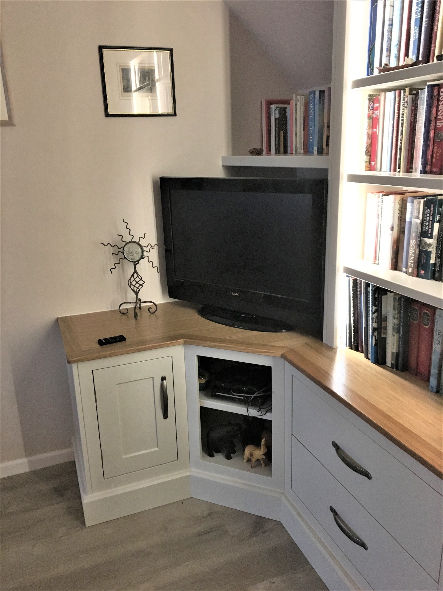 Bespoke media centre cabinets and shelving