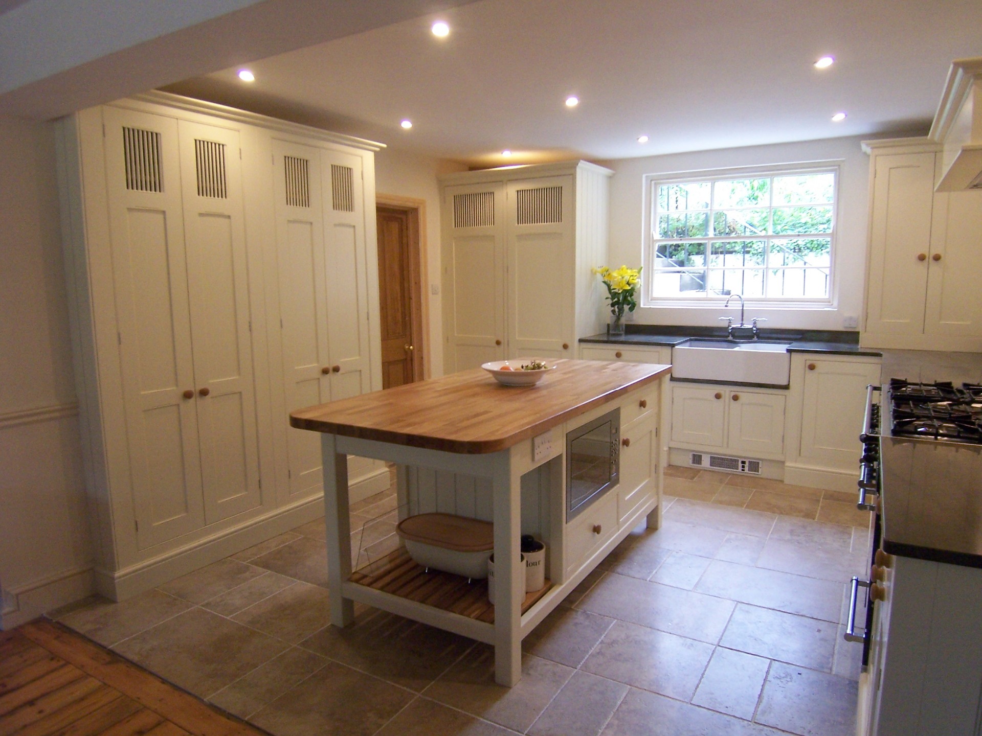 Bespoke in-frame kitchen with island